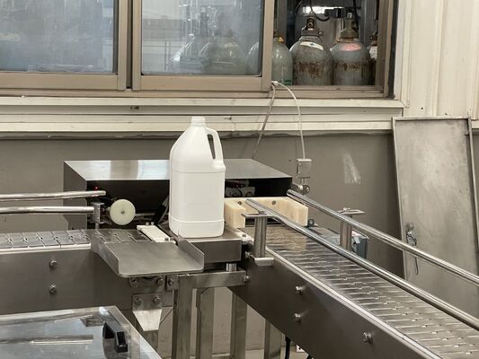 1L-4L Jerrycan Pail Can Tin Fully Automatic 4 Nozzles Chemical Liquid Adhesive Acrylic Resin Ex-proof Filling Machine